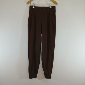 Fabletics Chocolate Brown Cargo Jogger Pants XSmall Stretch EUC